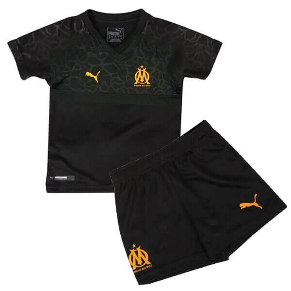 Camiseta Marsella 3ª Niño 2019 2020 Negro